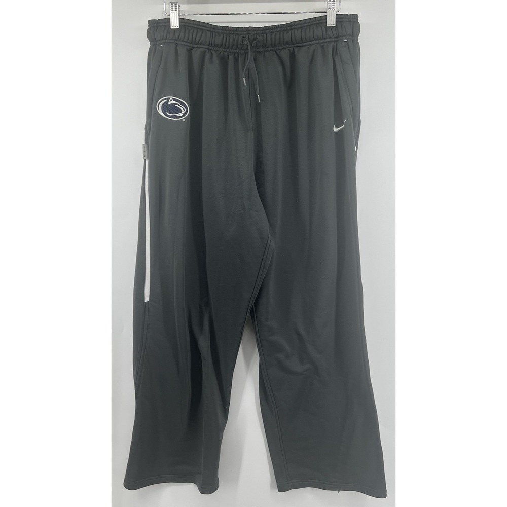 Vtg Nike Fit Dry Penn State Sweatpants Lounge Pants 3XL Zip Ankles